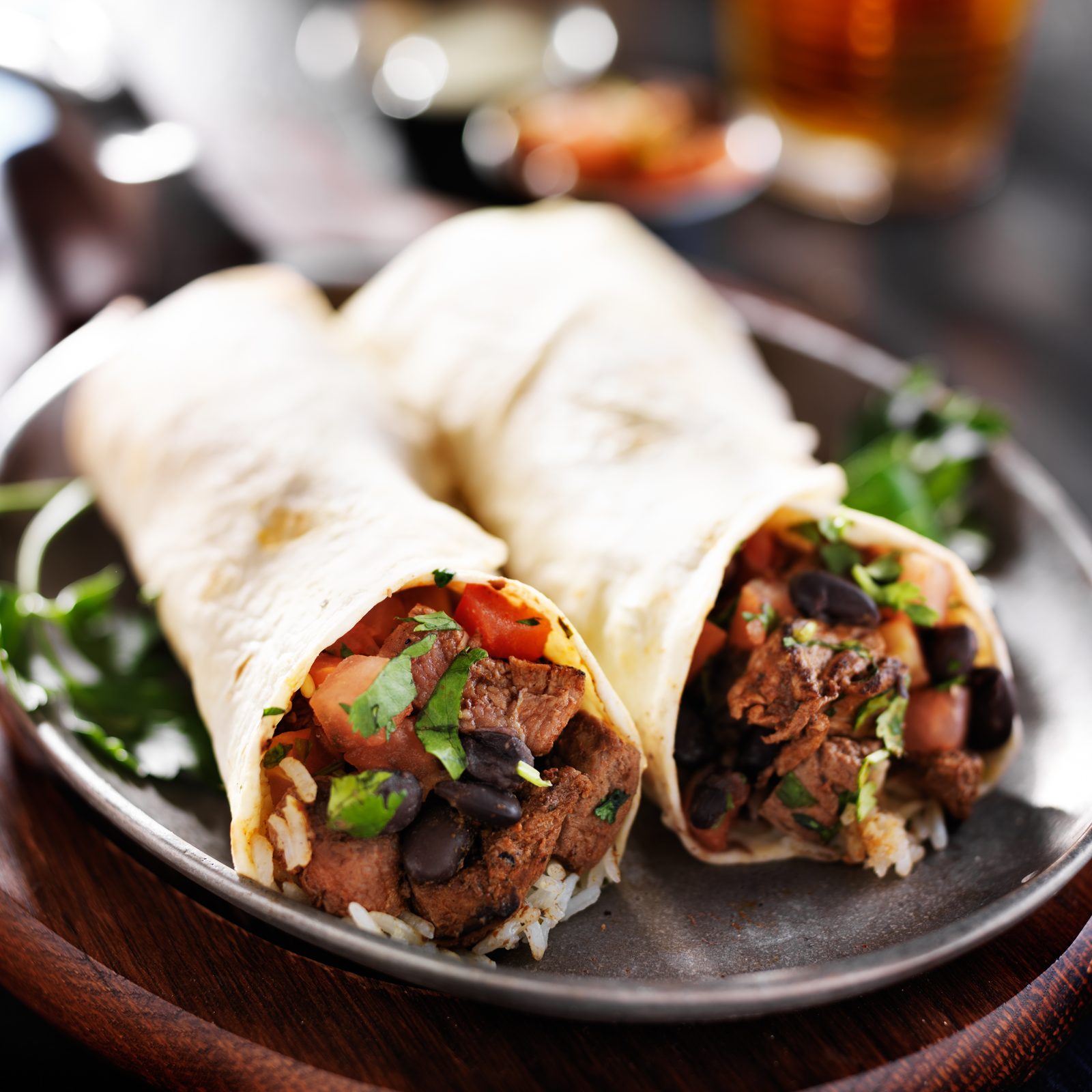 A foil-wrapped burrito from Papa Pancho's Taquería in San Lorenzo.